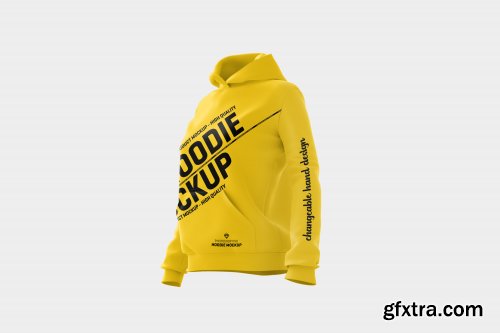 Women hoodie mock-up 
