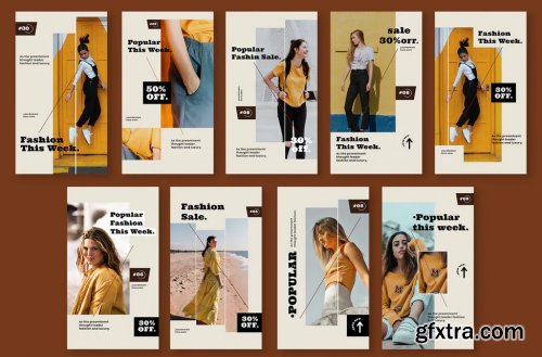 Fashion Colorful Instagram Stories Template