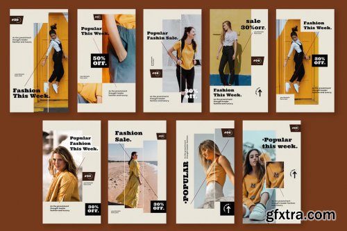 Fashion Colorful Instagram Stories Template