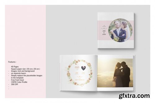 CreativeMarket - Wedding Album Template 4725265