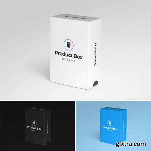 Product Box with Sliding Sleeve Mockup 332774690