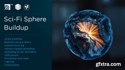 Gumroad - Houdini - Procedural sci-fi sphere buildup