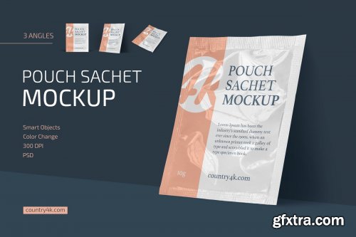 CreativeMarket - Pouch Sachet Mockup Set 4716248