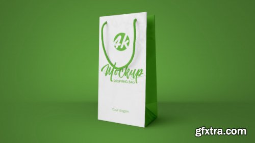 Shopping bag mockup