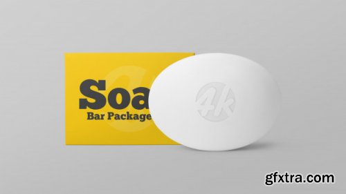 Soap bar package mockup