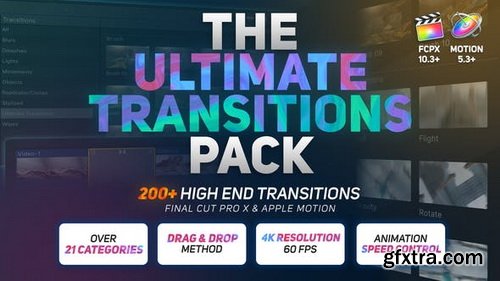 Videohive - The Ultimate Transitions Pack - Final Cut Pro X &amp; Apple Motion - 26158295