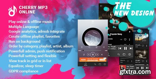 CodeCanyon - Cherry - Android Online Music Player with Admin Panel (Update: 23 April 19) - 22305318