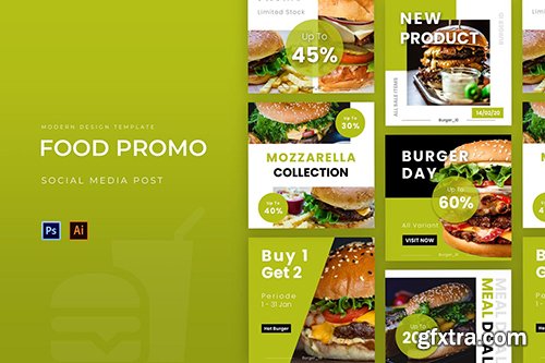 Burger Instagram Post