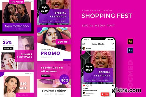 Shopping Fest Instagram Post