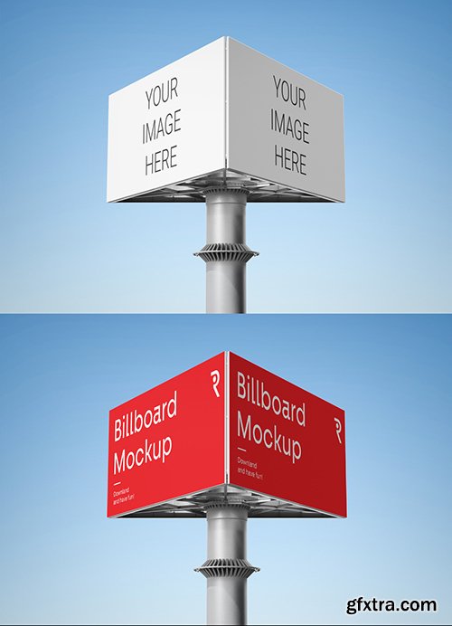 Triple Billboard Mockup 336172801