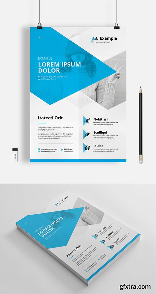 Business Flyer Layout with Blue Overlay Elements 333289457 Business Flyer Layout with Blue Overlay Elements 333289457