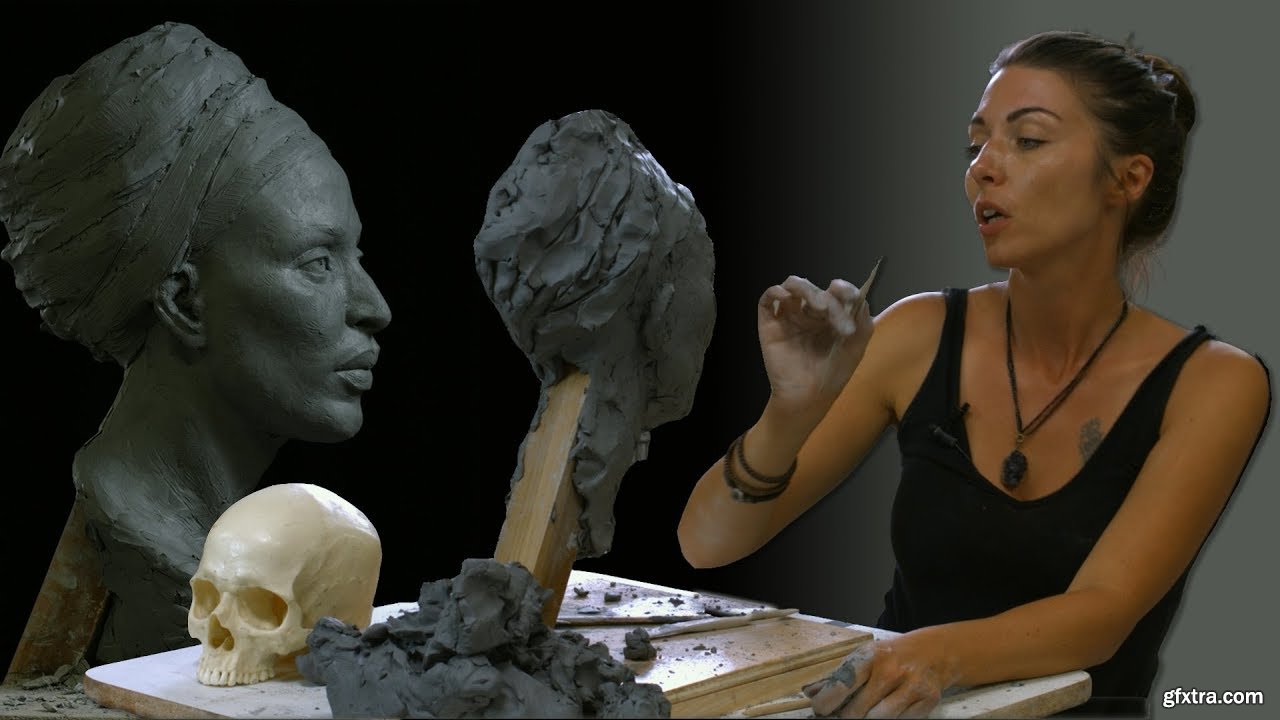 Sculpting a Female Portrait in Clay Part 2 » GFxtra