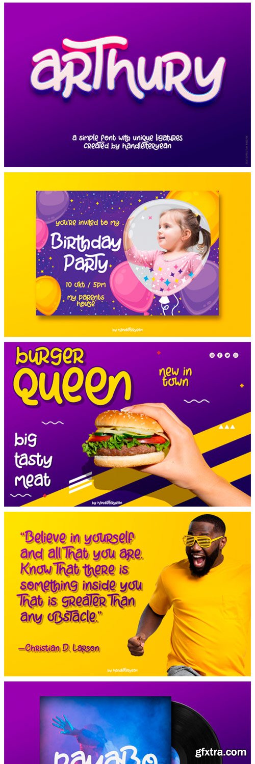 Arthury Font Arthury Font