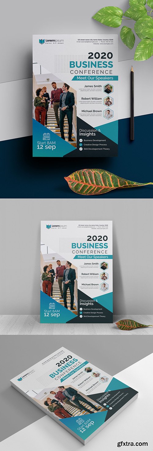 Annual Conference Event Flyer Layout with Teal Accents 323752980 Annual Conference Event Flyer Layout with Teal Accents 323752980