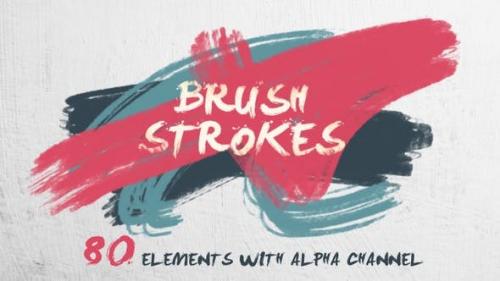 Videohive - Paint Brush Strokes