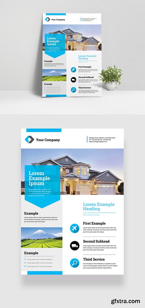 Business Flyer Layout with Teal Accents 334206186 Business Flyer Layout with Teal Accents 334206186