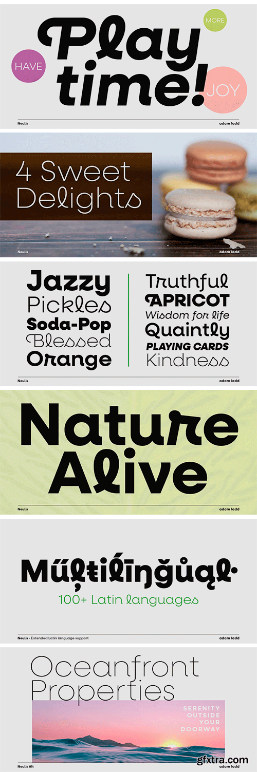 Neulis Font Family Neulis Font Family