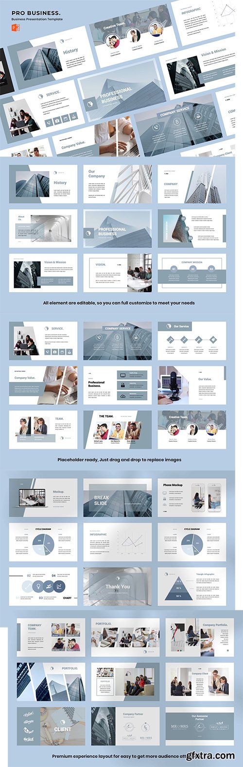 Pro Business Powerpoint, Keynote and Google Slide Template Pro Business Powerpoint, Keynote and Google Slide Template