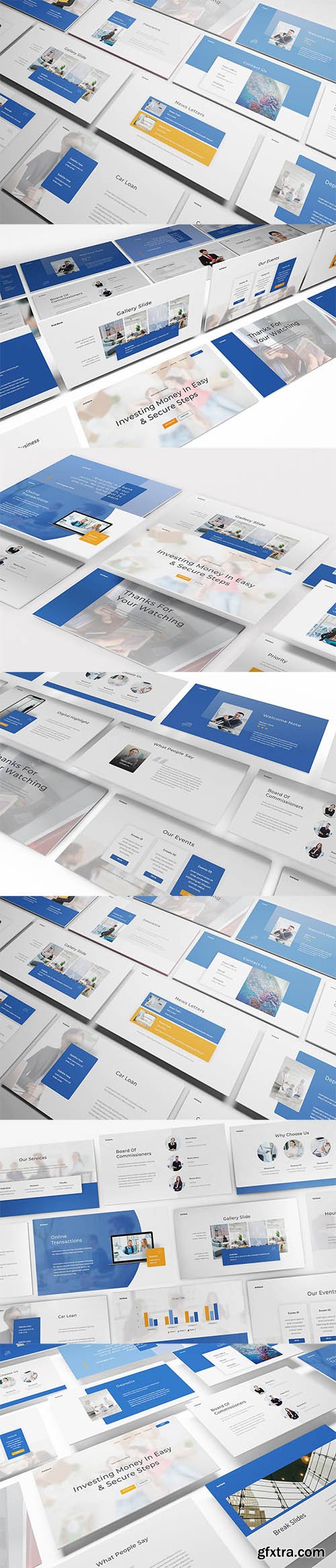 Bank Powerpoint, Keynote and Google Slide Template Bank Powerpoint, Keynote and Google Slide Template