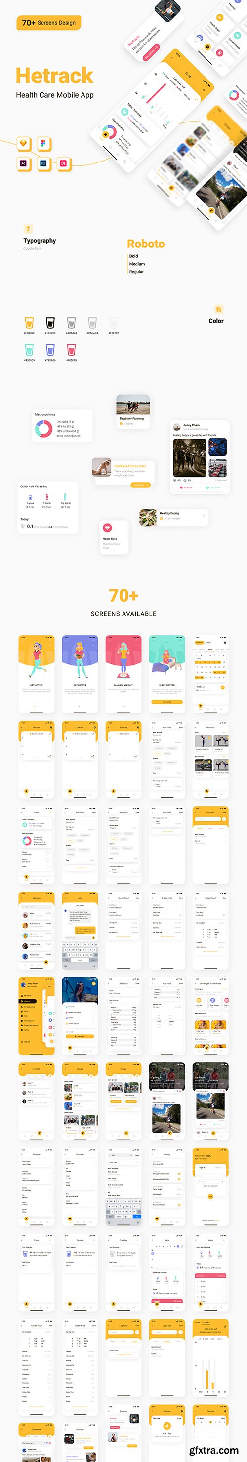 Hetrack - Health Care Mobile App