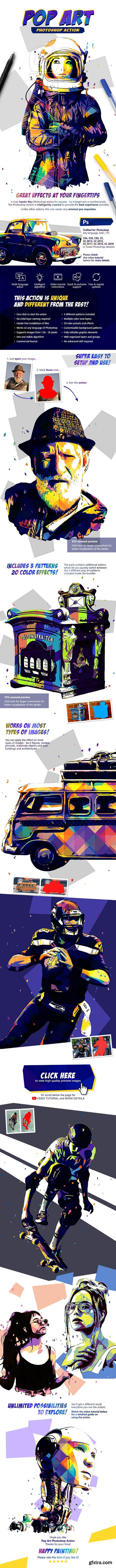 GraphicRiver - Pop Art Photoshop Action 26273254
