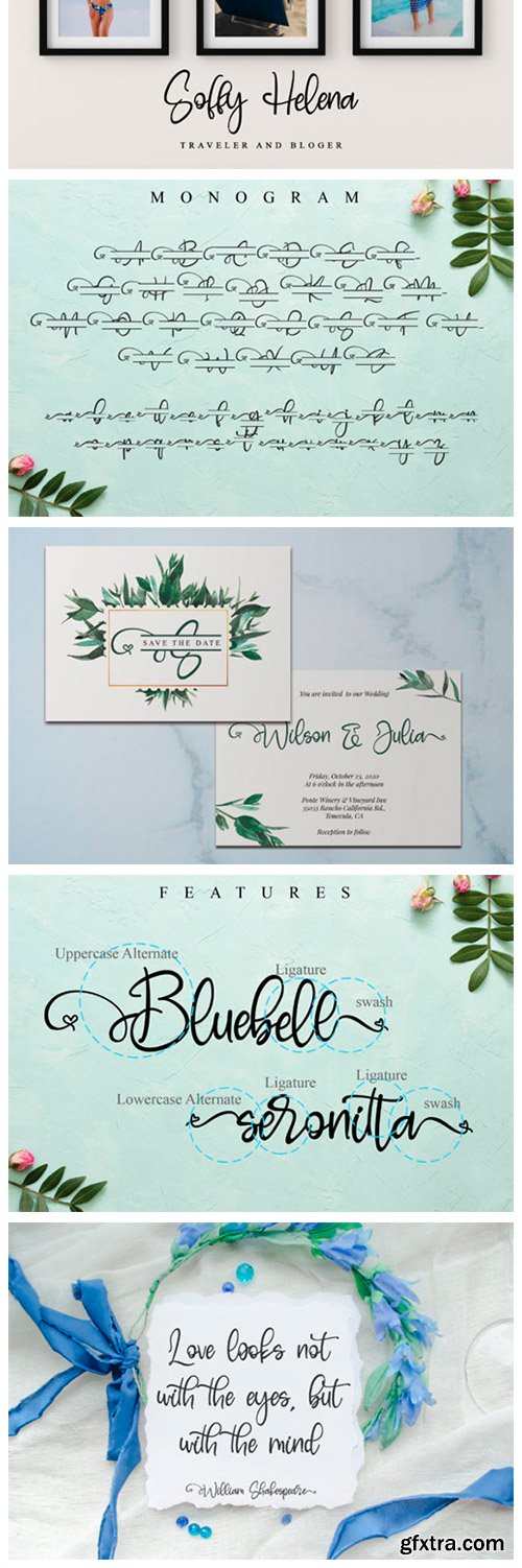 Bluebell Font Bluebell Font