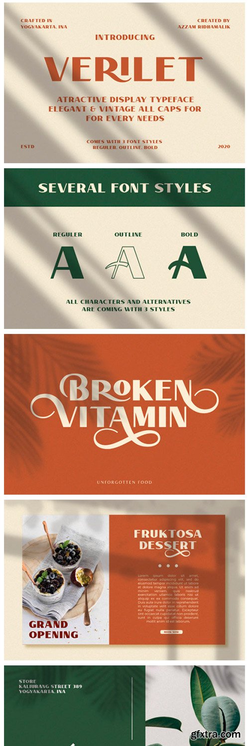 Verilet Font Verilet Font