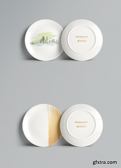 material of plate logo mockup material of plate logo mockup