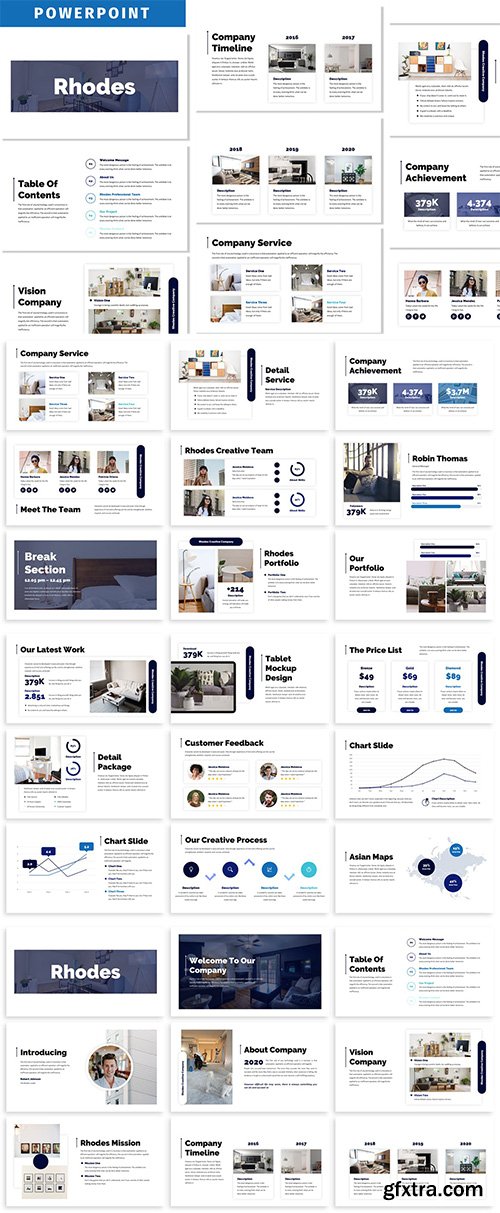 Rhodes - Business Powerpoint Template Rhodes - Business Powerpoint Template