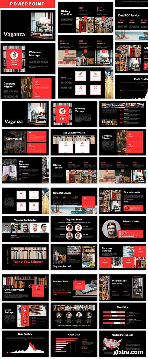 Vaganza - Business Powerpoint Template Vaganza - Business Powerpoint Template