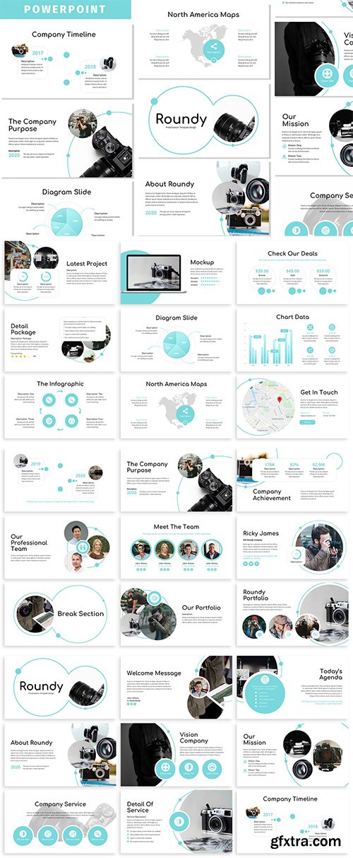 Roundy - Business Powerpoint Template Roundy - Business Powerpoint Template