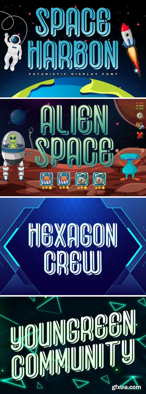 Space Harbon Font