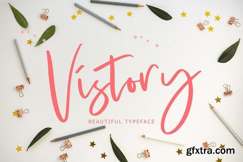 CM - Vistory Modern Script Font 4805400 CM - Vistory Modern Script Font 4805400