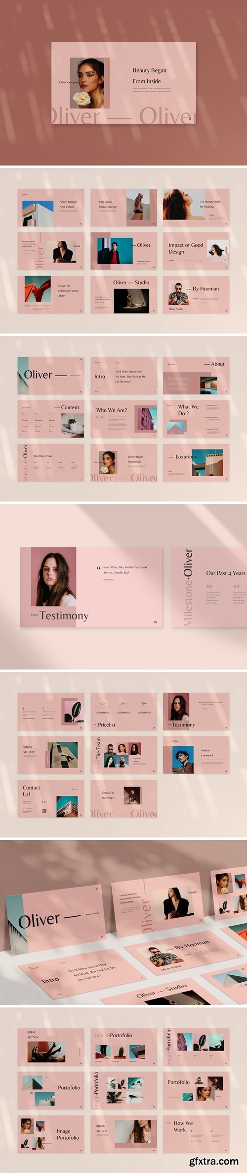 Oliver Powerpoint, Keynote and Google Slides Templates