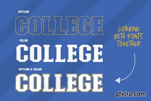 College Font Family