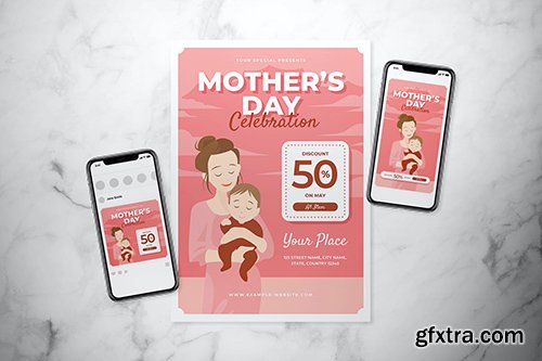 Mother's Day Flyer Set
