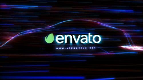 Videohive - Fast Car Logo Ident