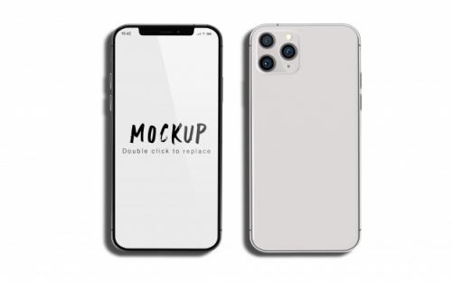 Smartphone Mockup Isolated Psd Premium PSD