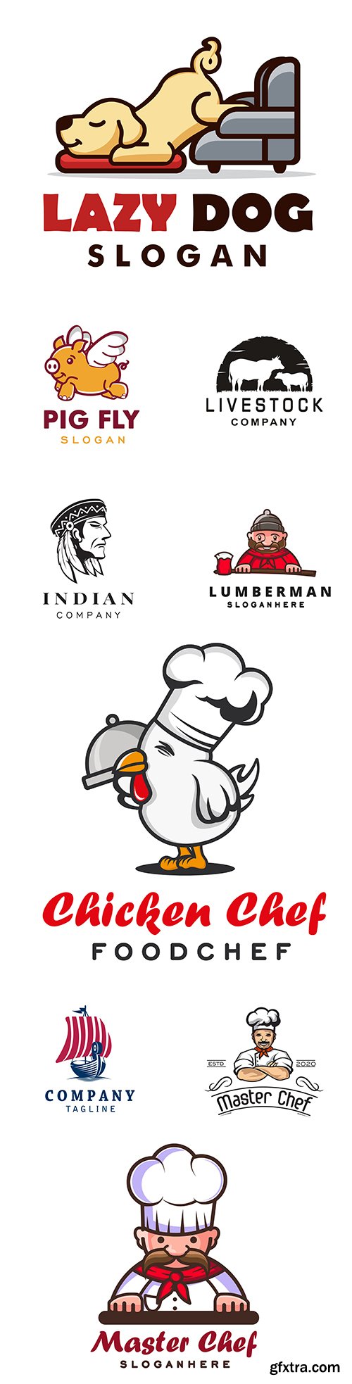 Creative company logos business corporate design 67
