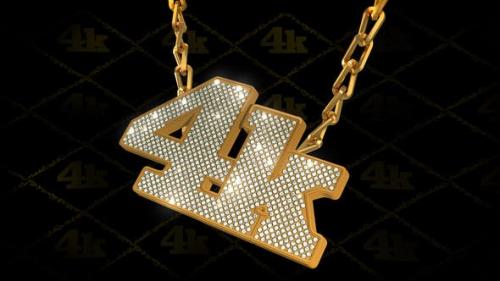 Videohive - Hip-Hop Style Bling-Bling 3D Pendant on Chain