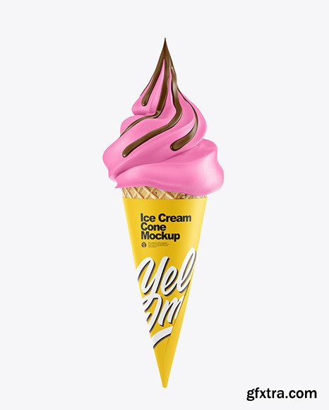 Ice Cream Cone Mockup 58670