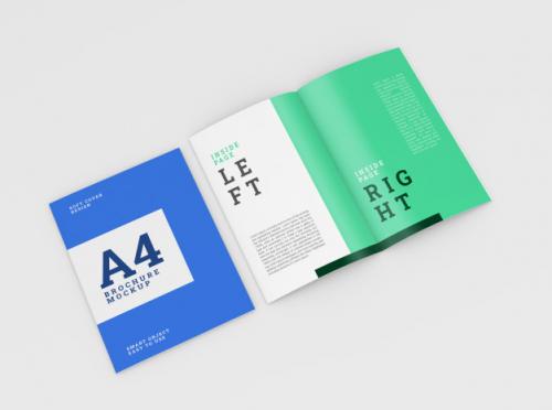 Cover A4 Brochure, Booklet Mockup. Template Psd. Premium PSD