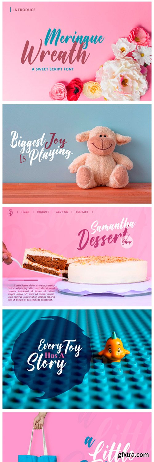 Maringue Wreath Font Maringue Wreath Font