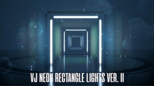 Videohive - VJ Neon Rectangle Lights Loops Ver.2 - 4 Pack
