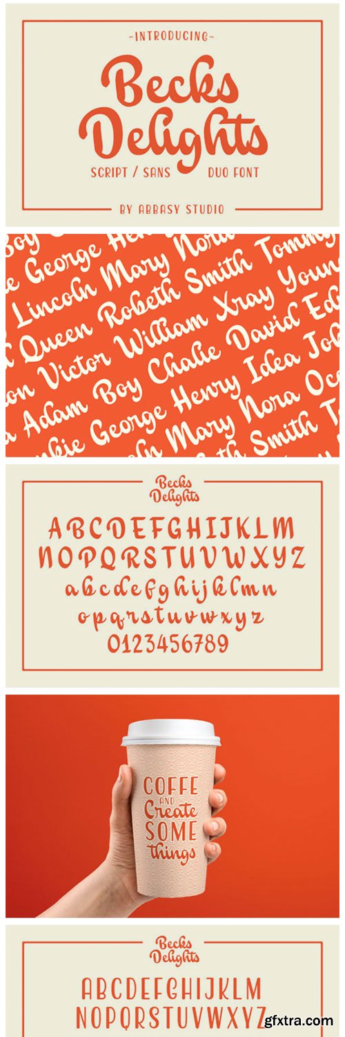Becks Delights Font Becks Delights Font