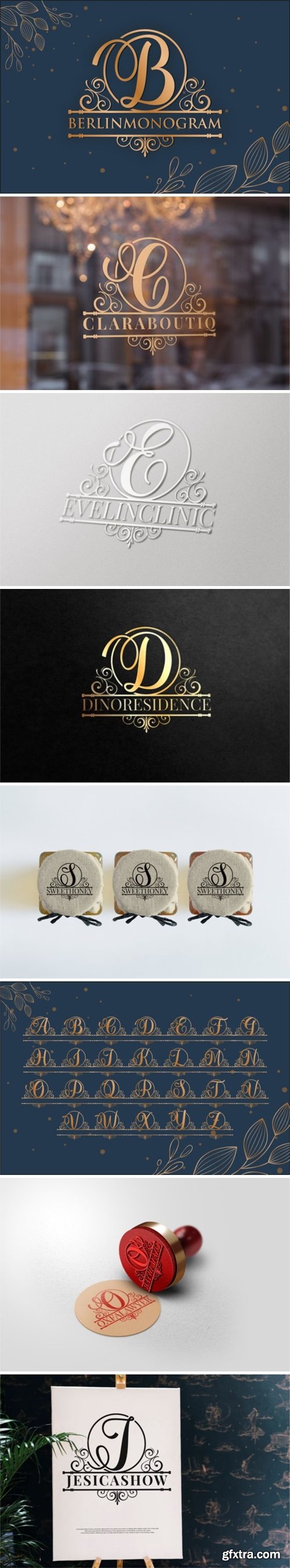 Berlin Monogram Font