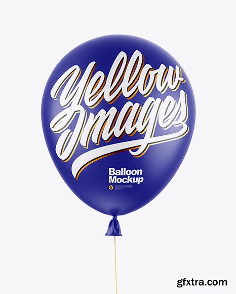 Matte Balloon Mockup 58624