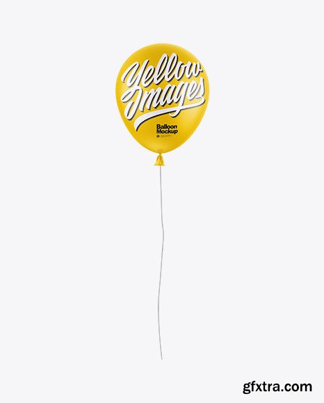 Matte Balloon Mockup 58624