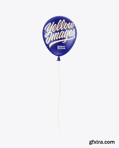 Matte Balloon Mockup 58624