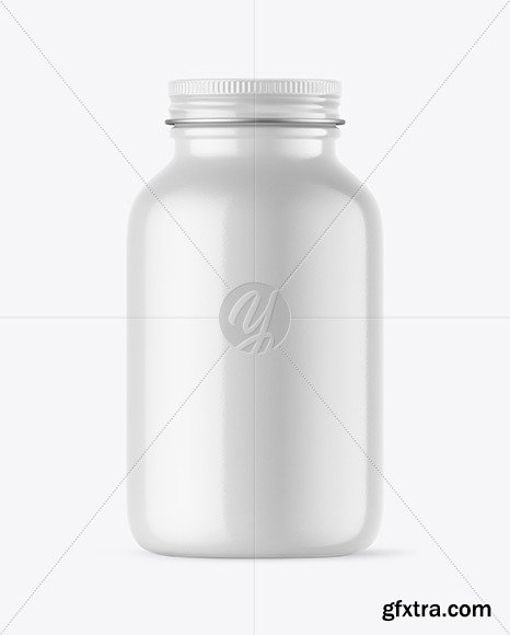 Glossy Pills Bottle Mockup 58838